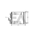 Condenseur, climatisation EACLIMA 30C54019ELA