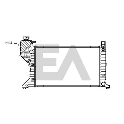 Radiateur, refroidissement moteur EACLIMA 31R50154ELA