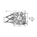 Ventilateur, refroidissement du moteur