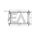 Radiateur, refroidissement moteur EACLIMA 31R20048ELA