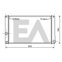 Radiateur, refroidissement moteur EACLIMA 31R71260ELA