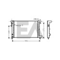 Radiateur, refroidissement moteur EACLIMA 31R10076ELA