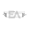 Refroidisseur d'air d'admission EACLIMA 36A60041ELA