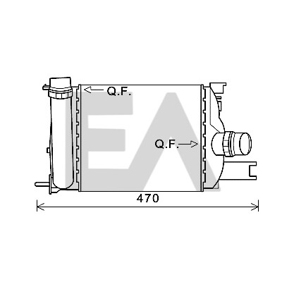 Refroidisseur d'air d'admission EACLIMA 36A15003ELA