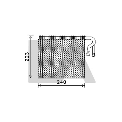 Évaporateur climatisation