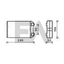Radiateur de chauffage EACLIMA 45C07013ELA