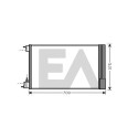 Condenseur, climatisation EACLIMA 30C54056ELA