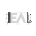 Condenseur, climatisation EACLIMA 30C67002ELA