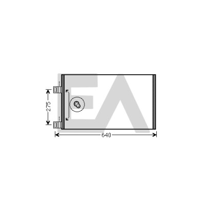 Condenseur, climatisation EACLIMA 30C60058ELA