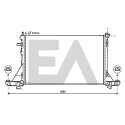Radiateur, refroidissement moteur EACLIMA 31R60159ELA