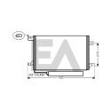 Condenseur, climatisation EACLIMA 30C50056ELA