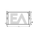 Radiateur, refroidissement moteur EACLIMA 31R51104ELA