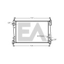 Radiateur, refroidissement moteur EACLIMA 31R25125ELA