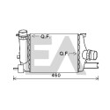Refroidisseur d&#39;air d&#39;admission EACLIMA 36A60044ELA