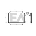 Condenseur, climatisation EACLIMA 30C55007ELA