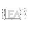 Radiateur, refroidissement moteur EACLIMA 31R30050ELA