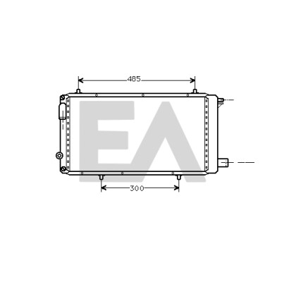 Radiateur, refroidissement moteur EACLIMA 31R10056ELA