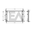 Radiateur, refroidissement moteur EACLIMA 31R22117ELA