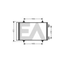 Condenseur, climatisation EACLIMA 30C10025ELA
