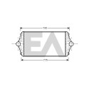 Refroidisseur d'air d'admission EACLIMA 36A10003ELA