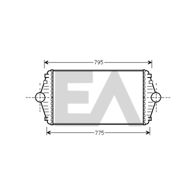 Refroidisseur d'air d'admission EACLIMA 36A10003ELA