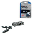 Duo-4 Adaptateur Prise Allume Cigare 3 Prises 1 Usb 12/24V