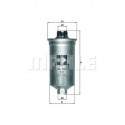 Filtre à carburant MAHLE ORIGINAL KL 187