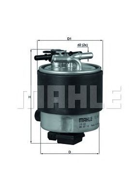 Filtre à carburant MAHLE ORIGINAL KL 440/19