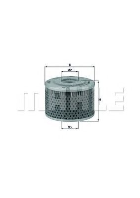Filtre à huile MAHLE ORIGINAL OX 16D