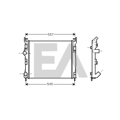 Radiateur, refroidissement du moteur