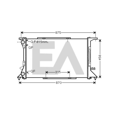 Radiateur, refroidissement du moteur