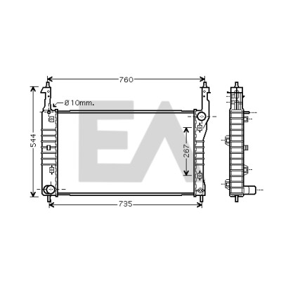 Radiateur, refroidissement du moteur