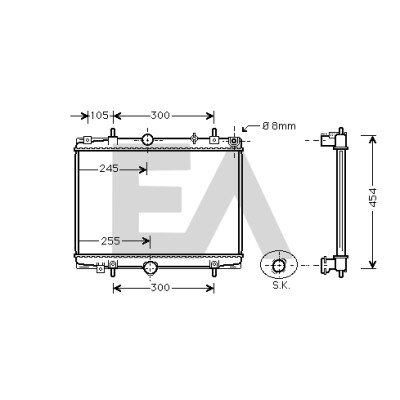 Radiateur, refroidissement du moteur