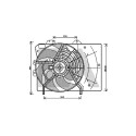 Ventilateur, refroidissement du moteur EACLIMA 33V55017ELA