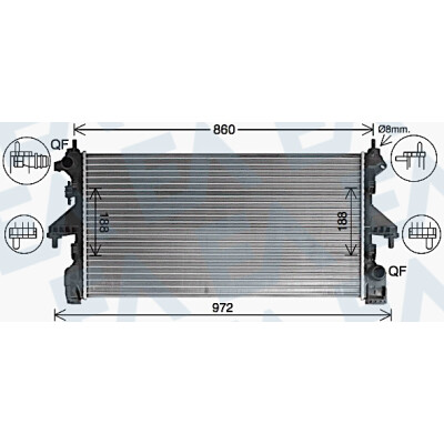 Radiateur, refroidissement du moteur