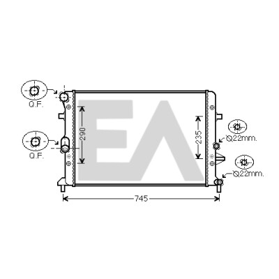 Radiateur, refroidissement du moteur