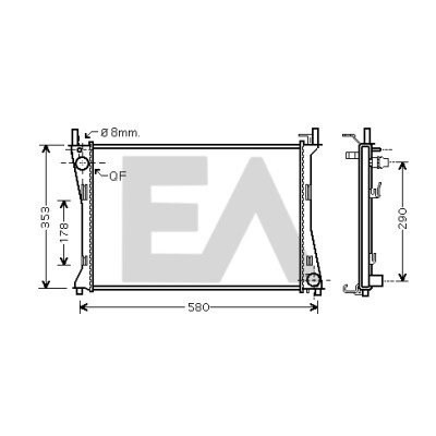 Radiateur, refroidissement du moteur