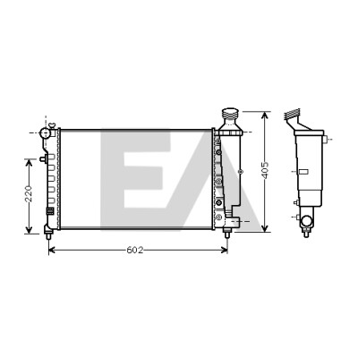 Radiateur, refroidissement du moteur