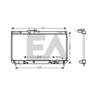 Radiateur, refroidissement du moteur
