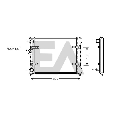 Radiateur, refroidissement du moteur