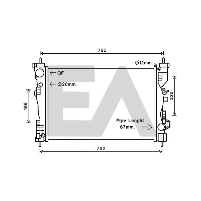Radiateur, refroidissement du moteur
