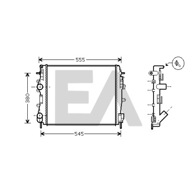 Radiateur, refroidissement du moteur