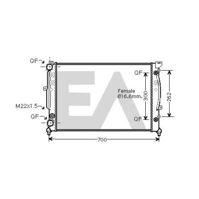 Radiateur, refroidissement du moteur