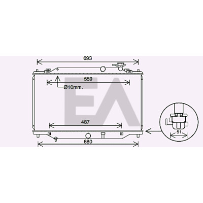Radiateur, refroidissement du moteur