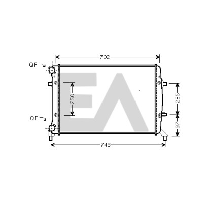 Radiateur, refroidissement du moteur