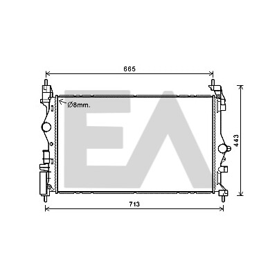 Radiateur, refroidissement du moteur