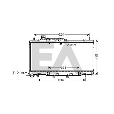 Radiateur, refroidissement du moteur