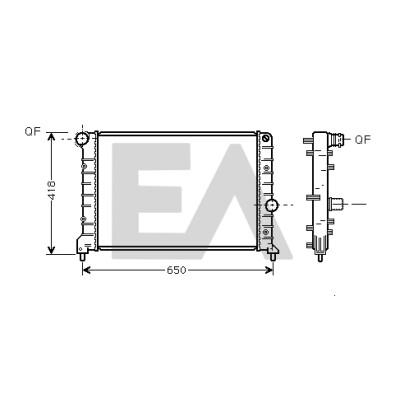 Radiateur, refroidissement du moteur