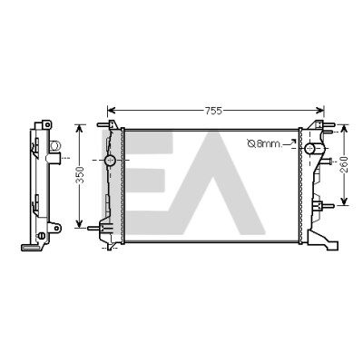 Radiateur, refroidissement du moteur