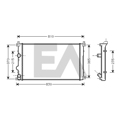 Radiateur, refroidissement du moteur